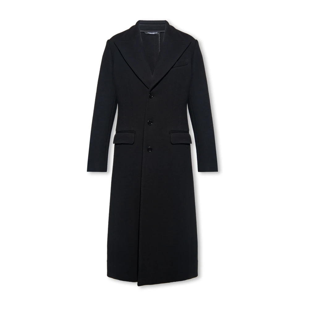 Coats > Single-Breasted Coats - - Dolce & Gabbana - Modalova