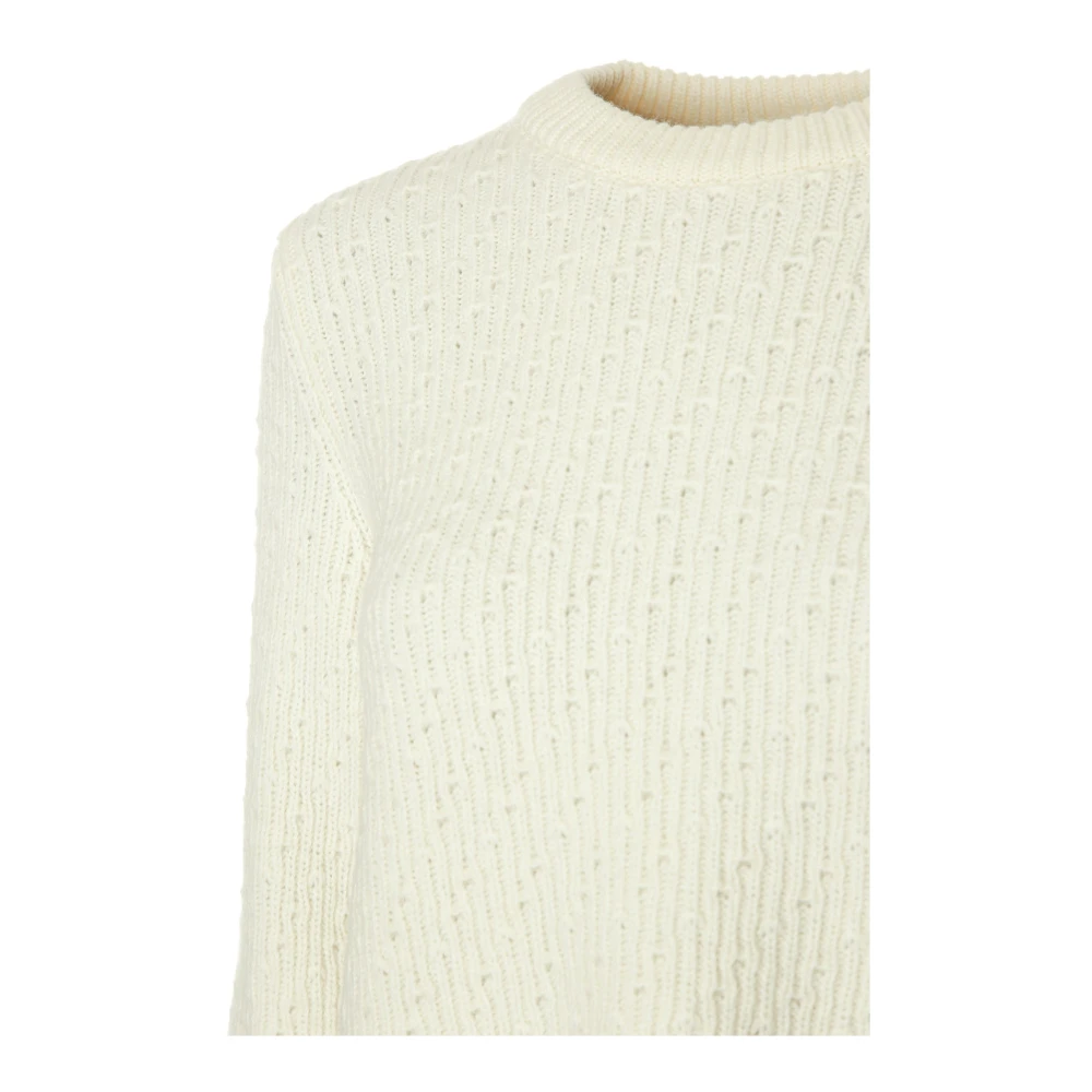 ARMEDANGELS Ronde Hals Gebreide Trui Beige Dames