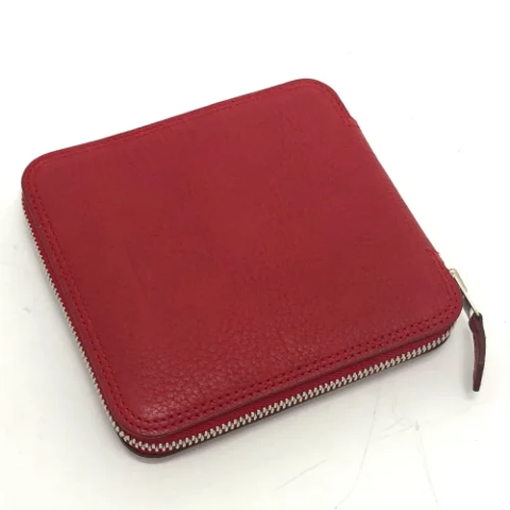 Hermès Vintage Pre-owned Canvas handbags Red Dames