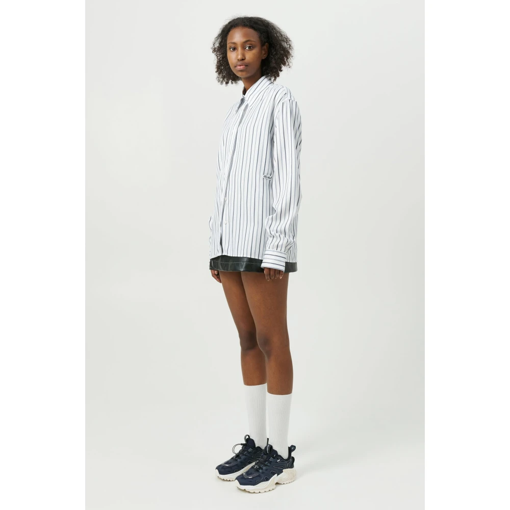 Soulland Lange mouwen shirt in Tencel stof Multicolor Heren