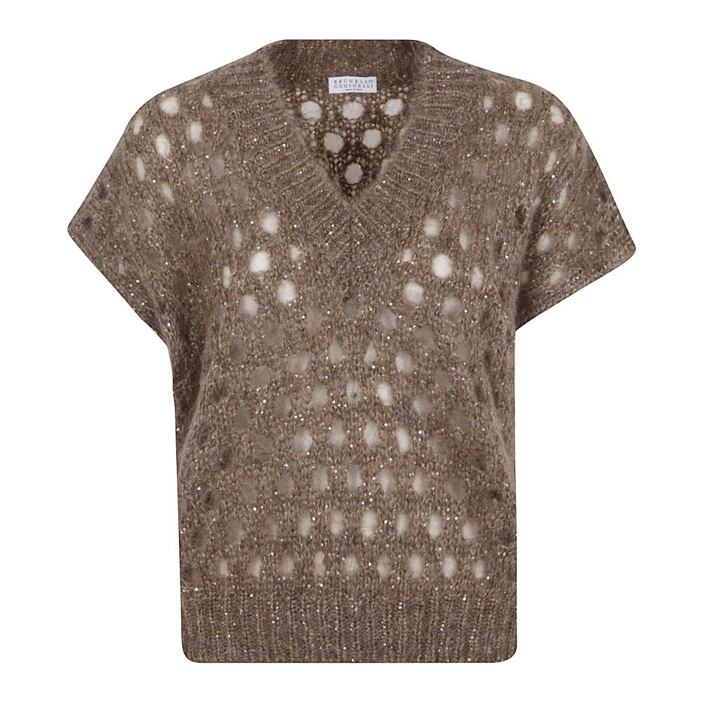 Knitwear > V-neck Knitwear - - Brunello Cucinelli - Modalova