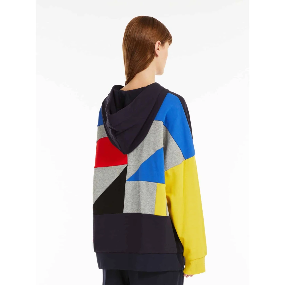 Max Mara Bedrukte katoenen hoodie Multicolor Dames