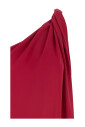 robe-longue-rouge-a-une-epaule-en-tissu-technique