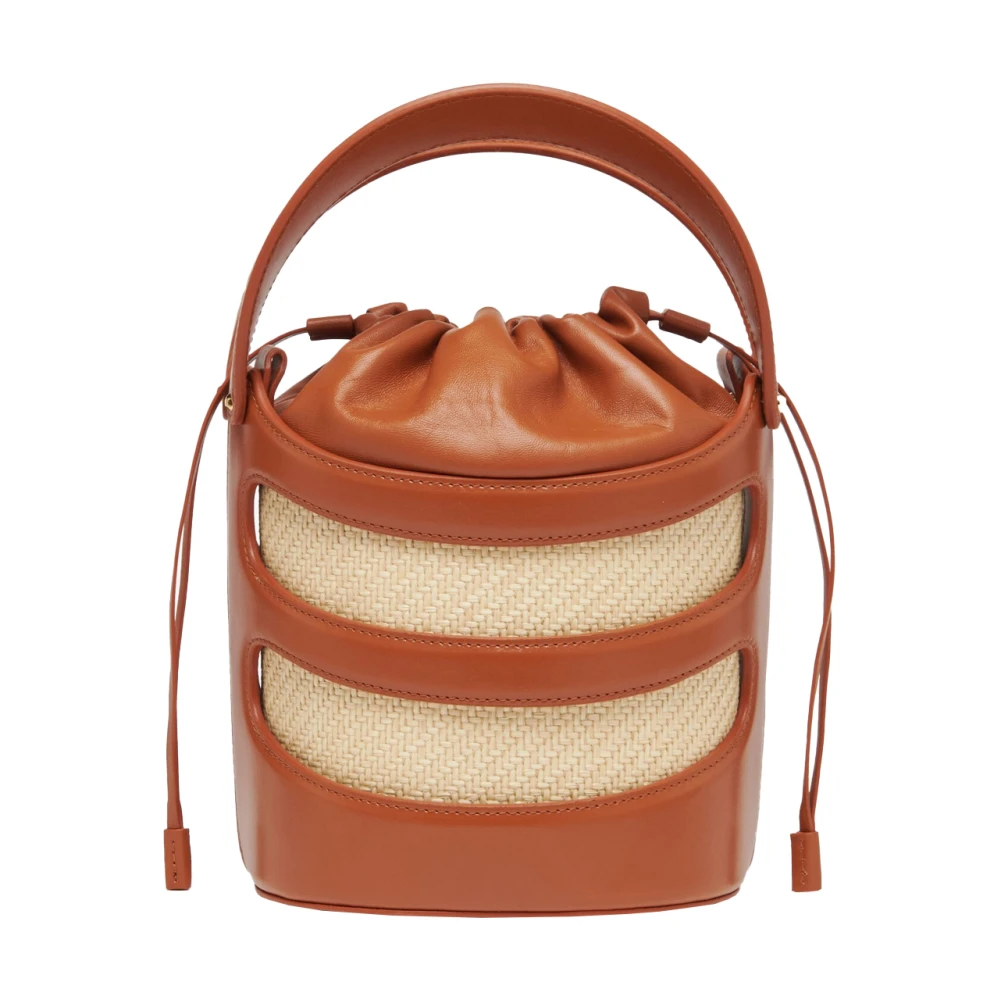 alexander mcqueen Rise Bucket Bag in Bruin Brown Dames