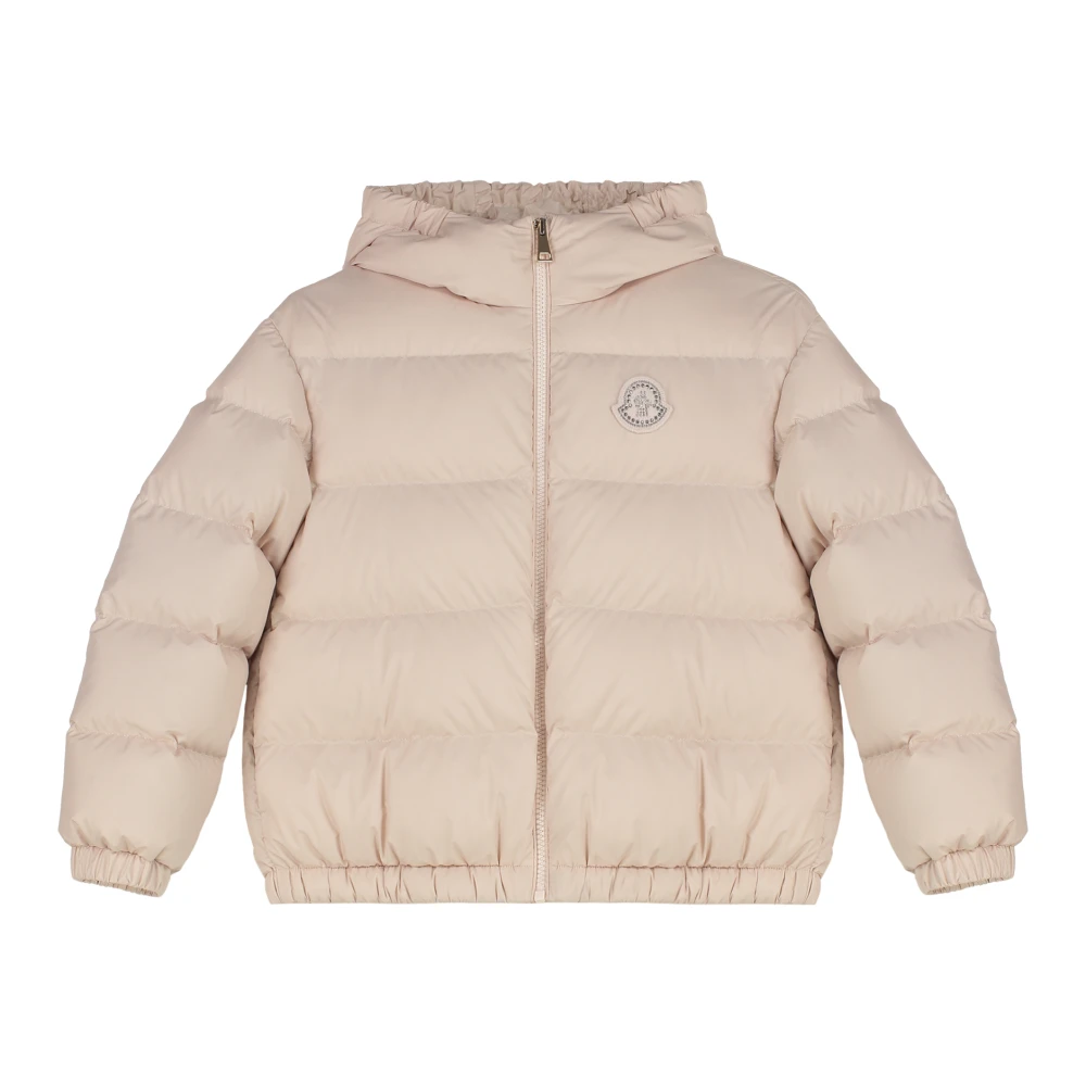 Moncler Huva dunjacka med sidofickor Pink, Flicka