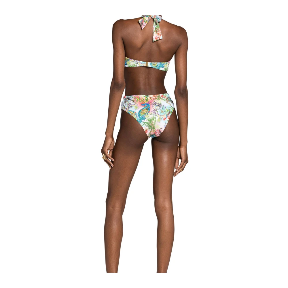 Roberto Cavalli Botanische Print Halternek Badpak Multicolor Dames