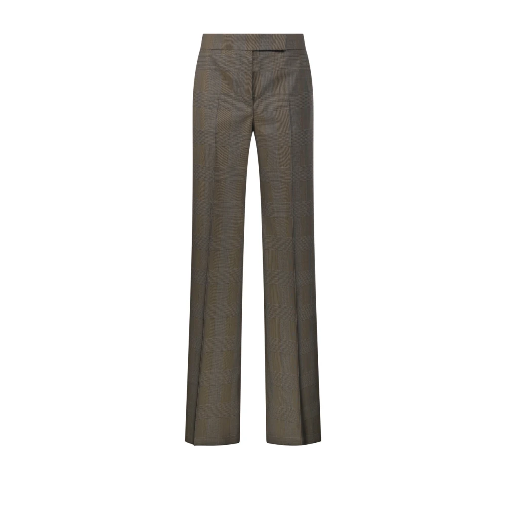 Max Mara Brown Straight Trousers, Female, M, Netto Pant