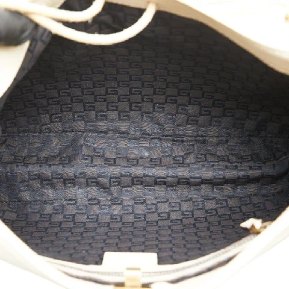 Gucci Vintage Pre-owned Leather gucci-bags White Dames