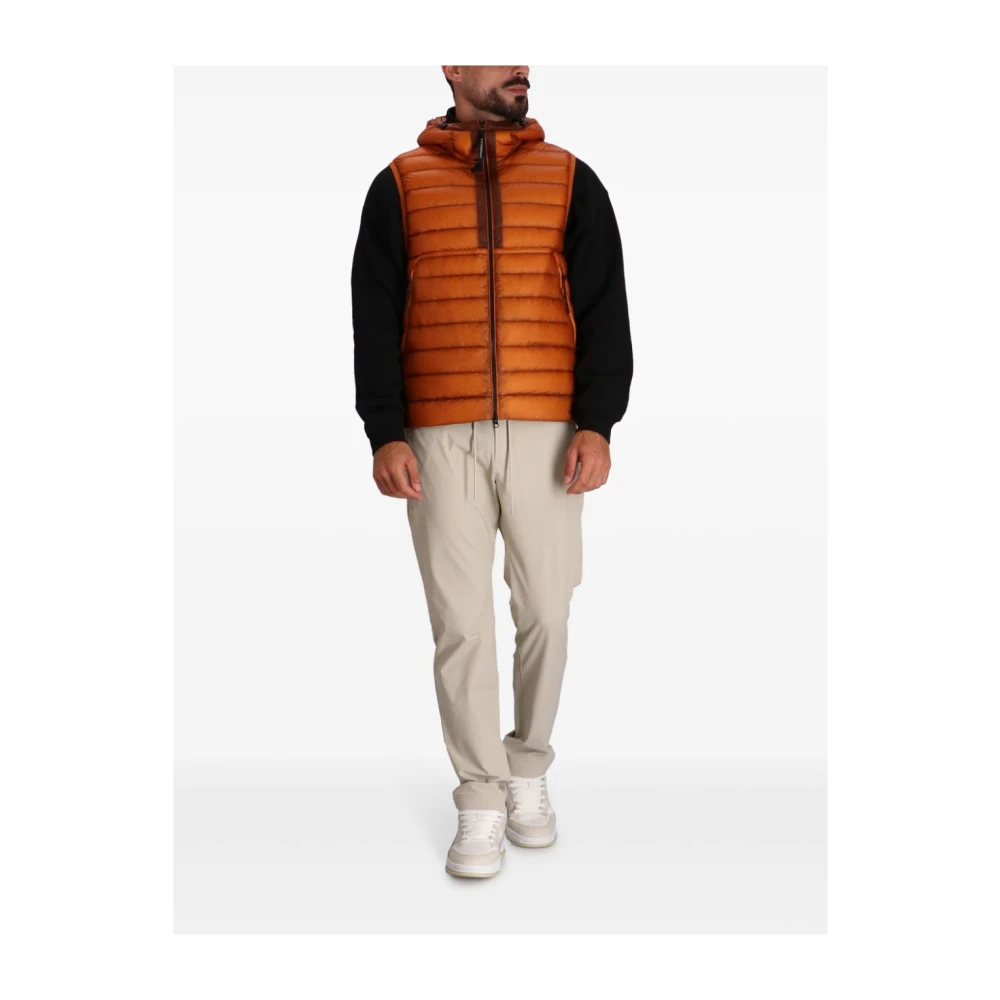 C.P. Company Stijlvolle Vest voor Buitenkleding Orange Heren