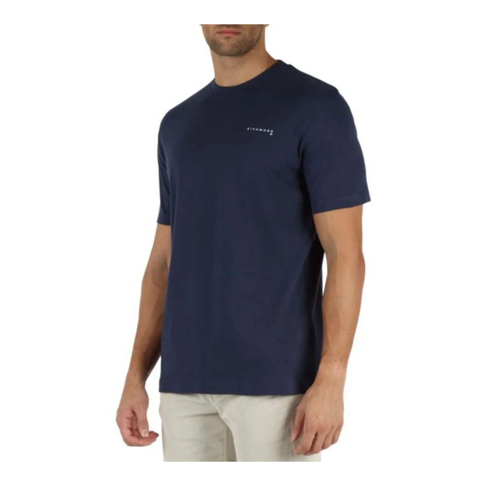 John Richmond Heren Logo T-shirt Blue Heren