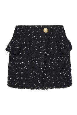 black-polka-dot-tweed-mini-skirt