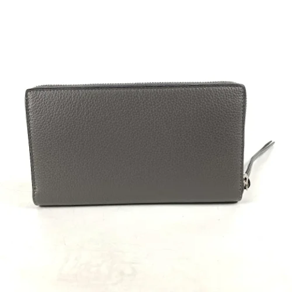Balenciaga Vintage Pre-owned Leather wallets Gray Dames