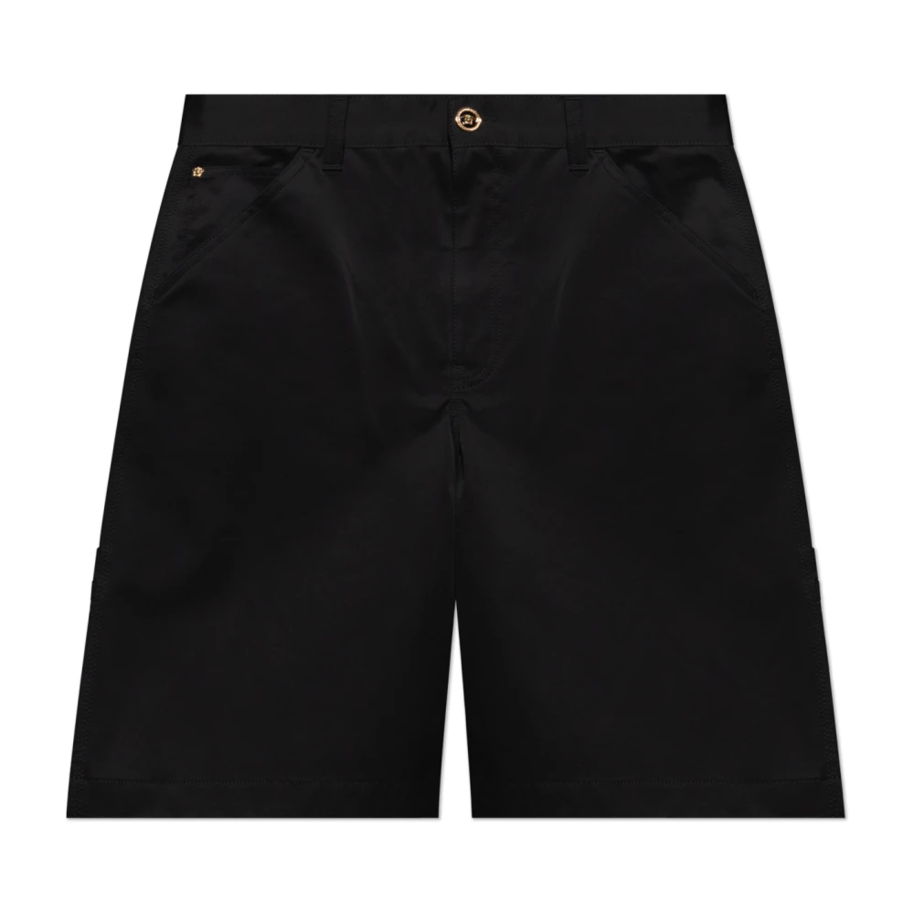 Versace Katoenen shorts Black Heren