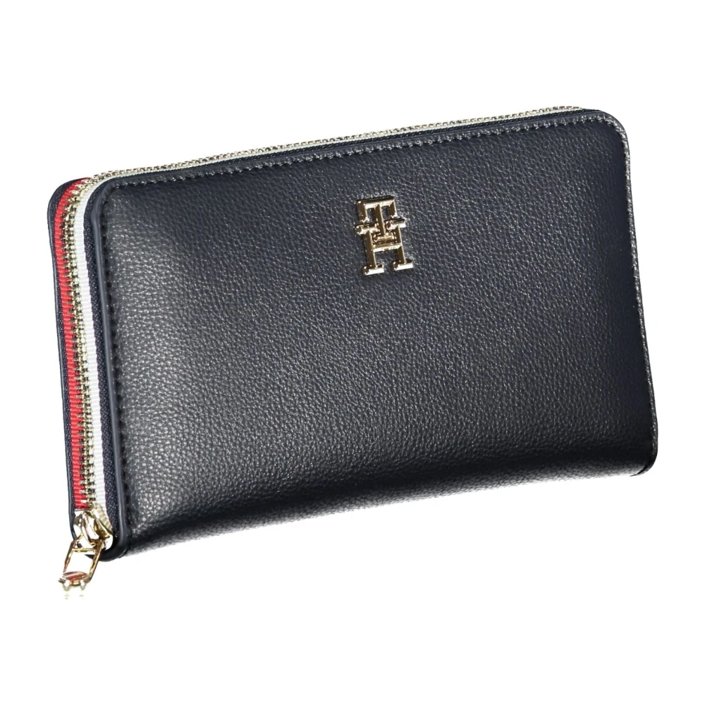 Tommy Hilfiger Blauwe Damesportemonnee met Ritssluiting Blue Dames