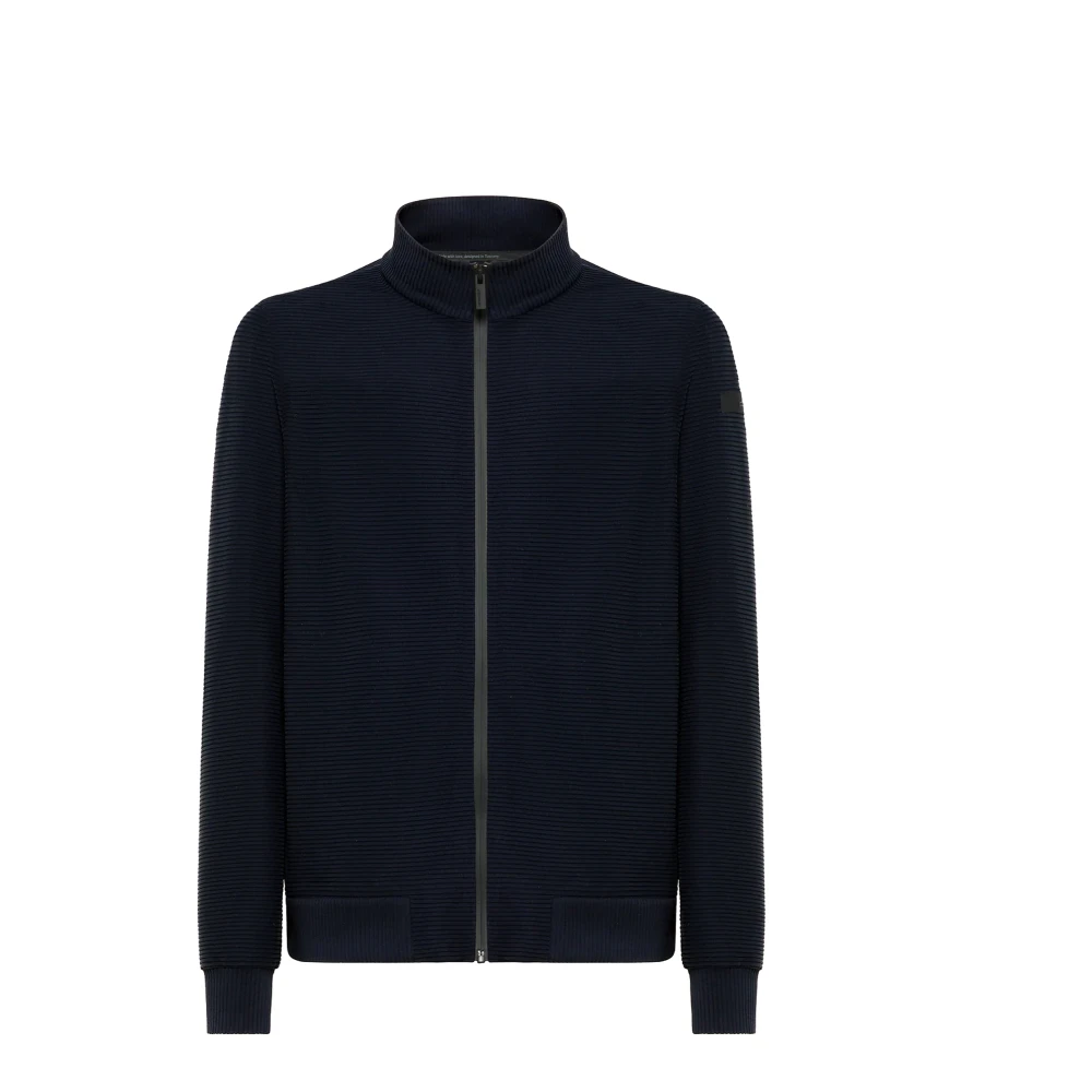 Rrd Men's Blue Zip-Through Sweatshirt - Zip-Throughs - Xl - Sweatshirts & Hoodies