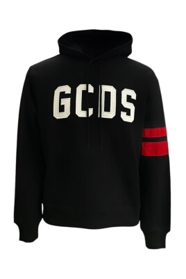 sweat-a-capuche-en-coton-noir-avec-logo-blanc