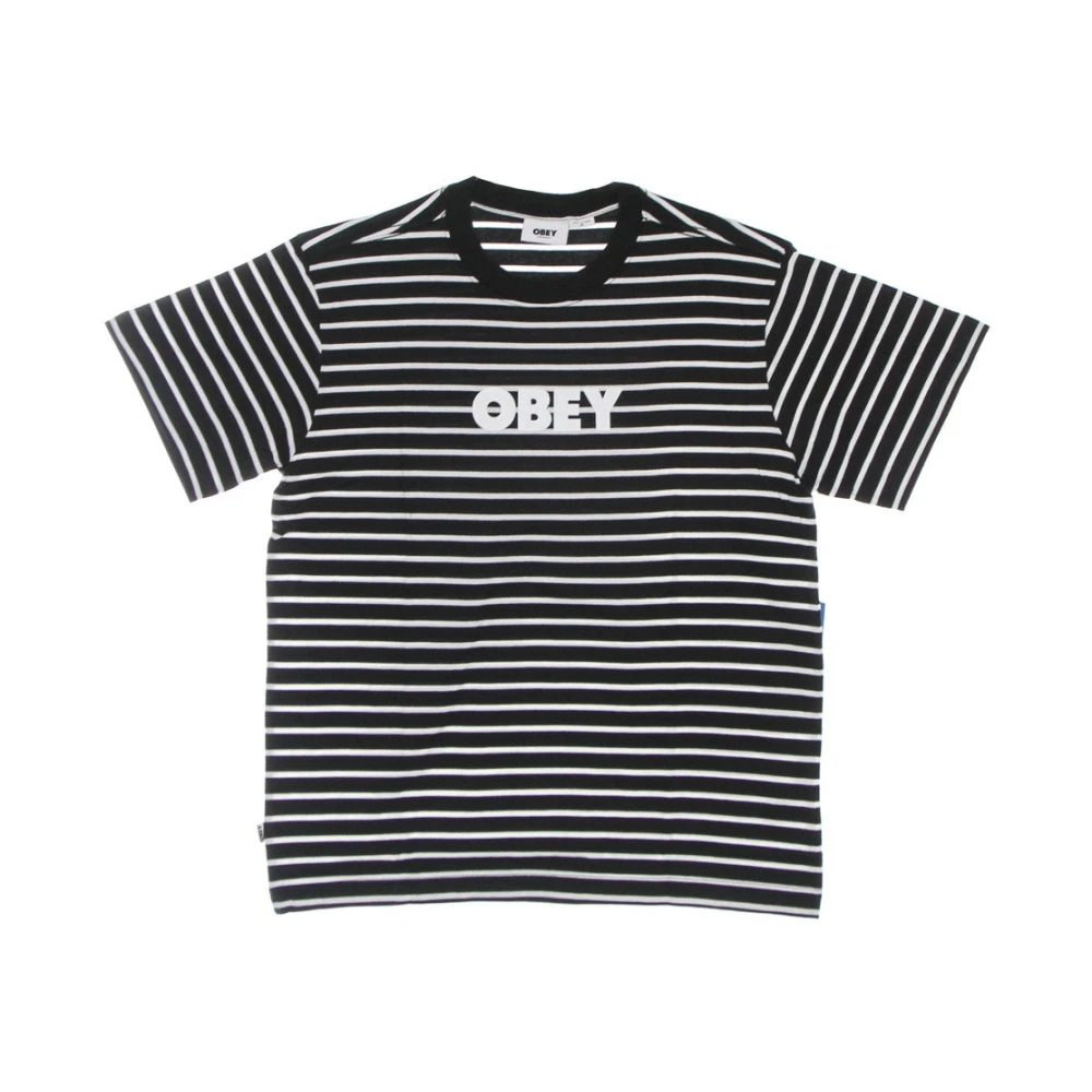 Obey Stoere Times Tee Zwart Black Heren