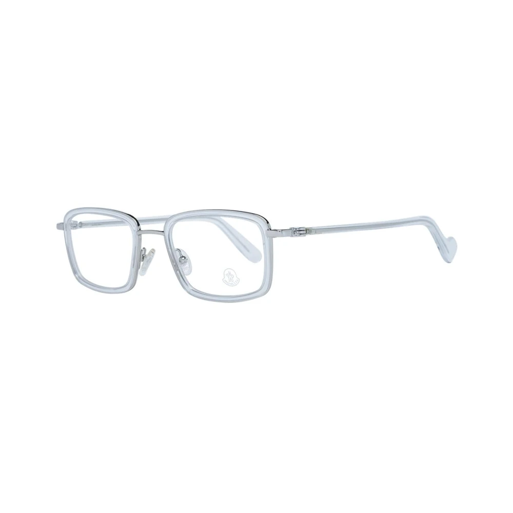 Moncler Mannen Trapezium Optische Frames met Hoes Gray Heren
