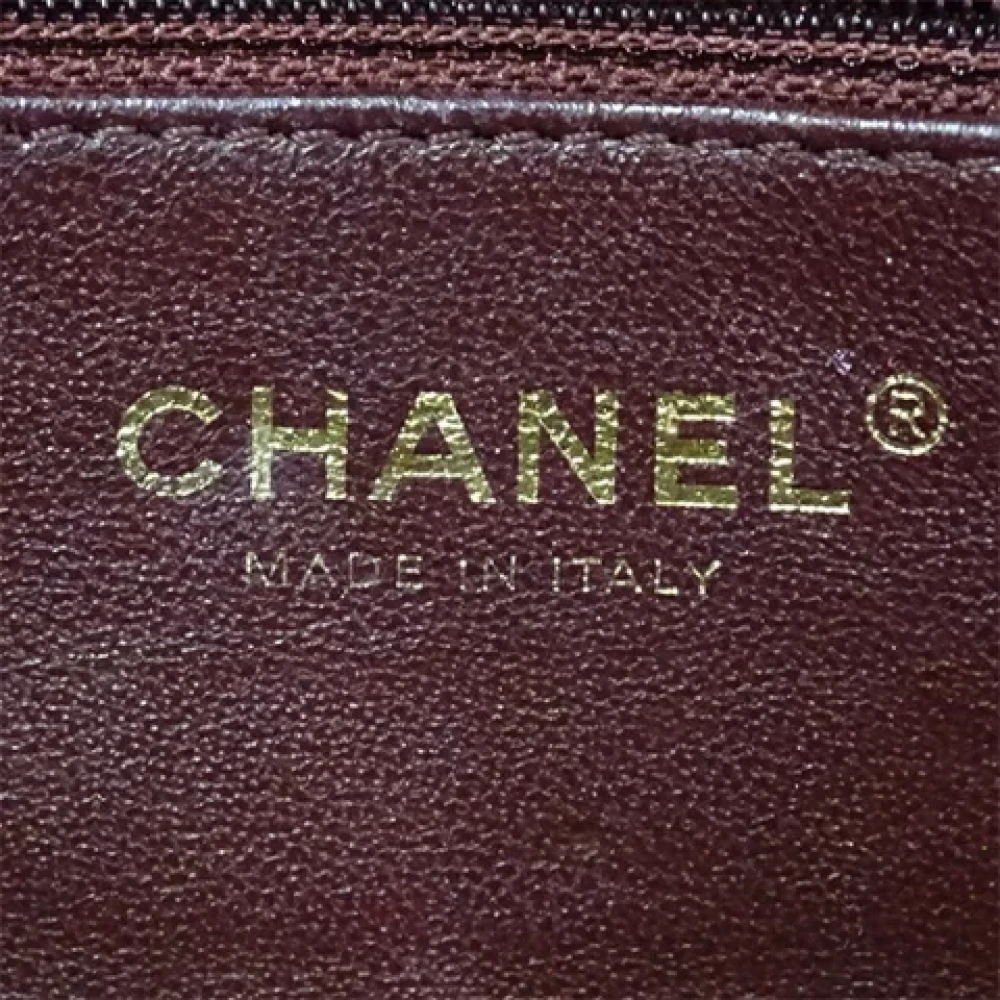 Chanel Vintage Pre-owned Leather chanel-bags Red Dames