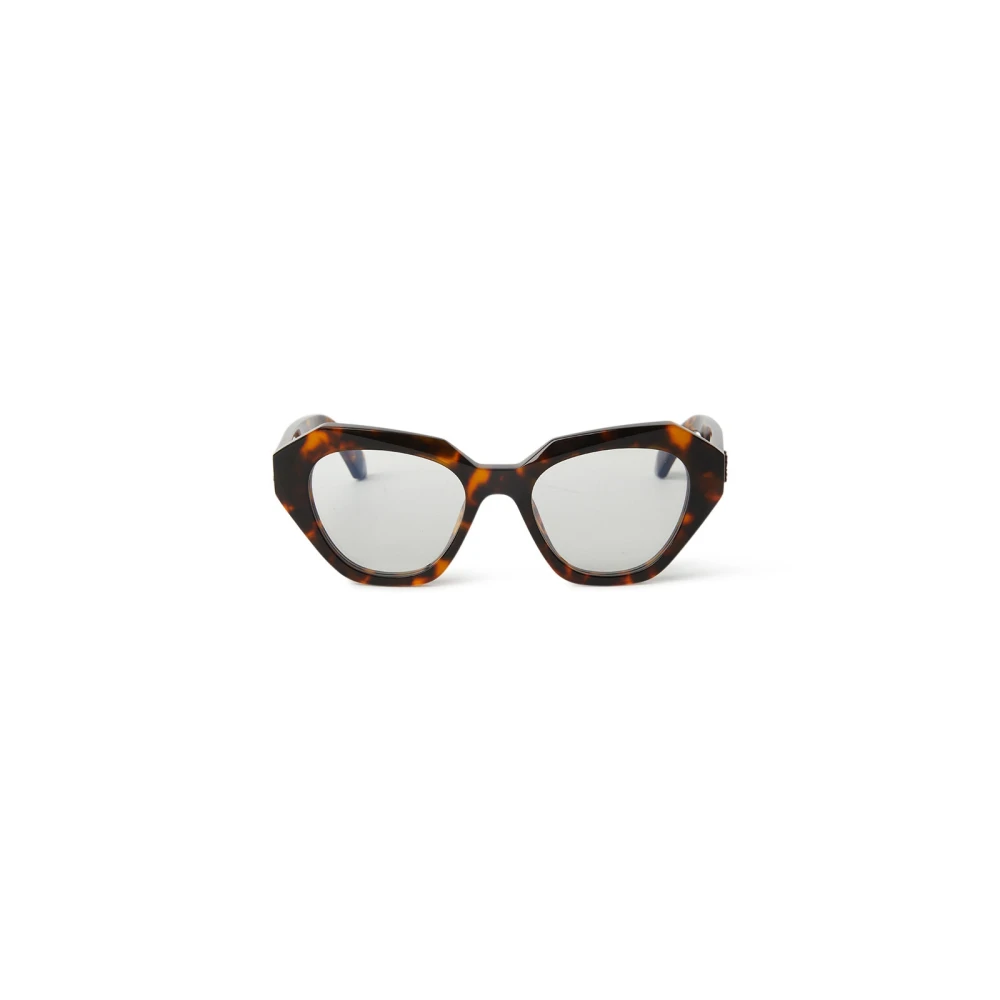 Off White Unisex White Geometric Cat-Eye Sunglasses
