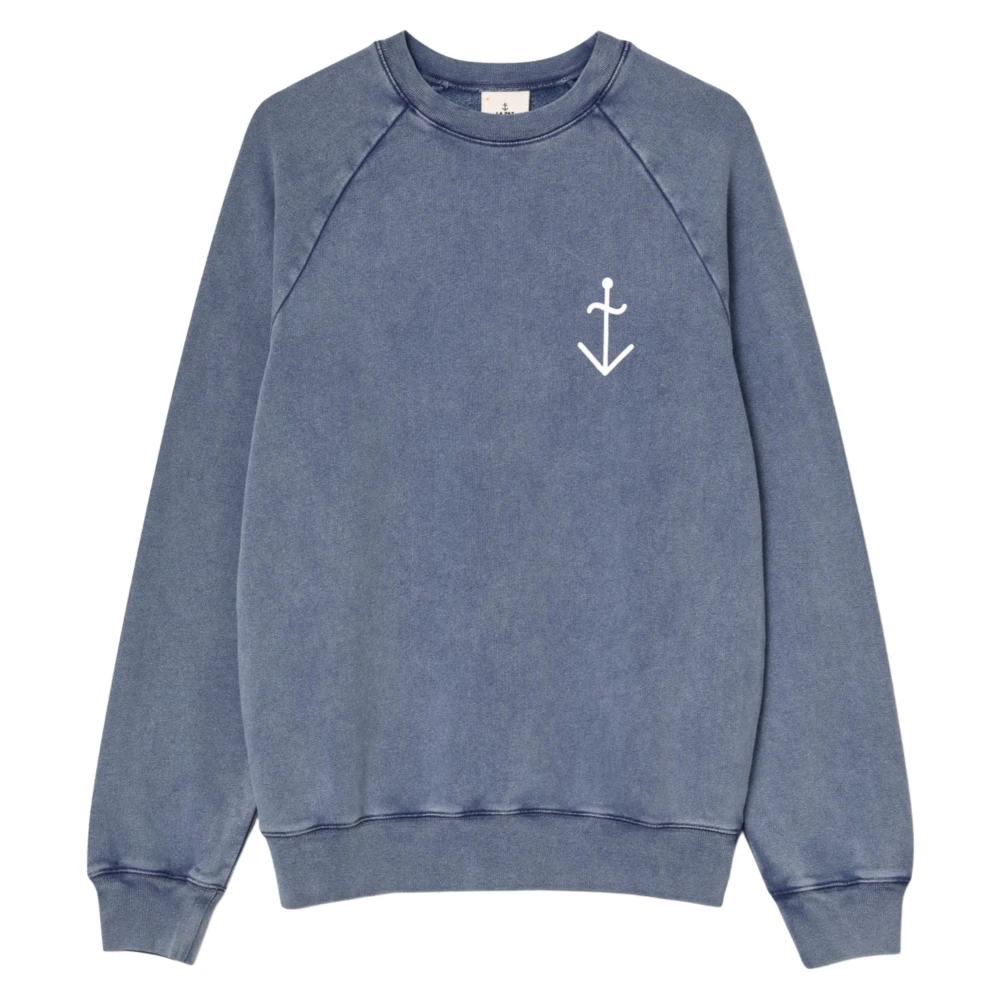 La Paz Blauwe Oceana Logo Sweatshirt Klassieke Stijl Blue Heren