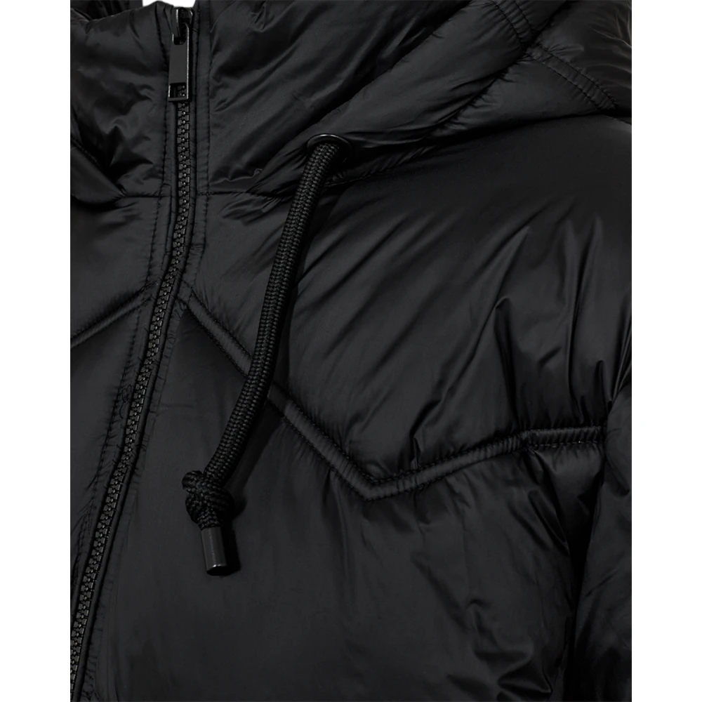Freequent Gewatteerde Winterjas met Capuchon Black Dames