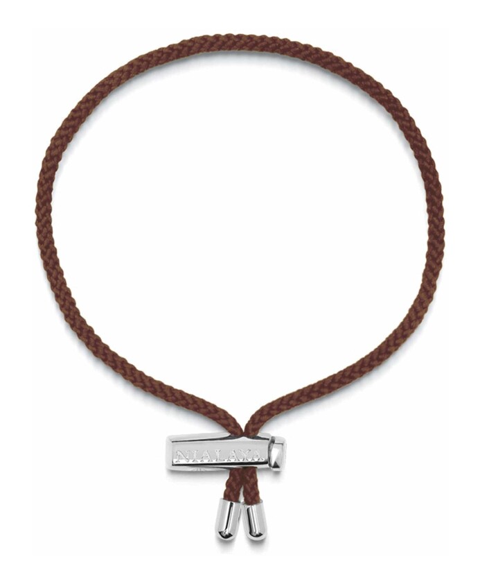 bracelet-marron-en-corde-avec-fermoir-argente-ajustable