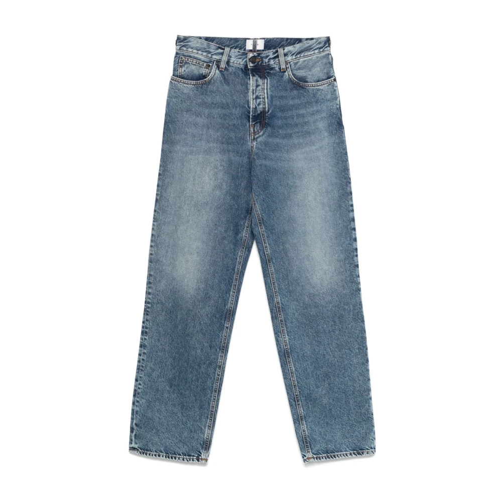 Haikure Indigo Denim Jeans met Klassieke Stijl Blue Heren