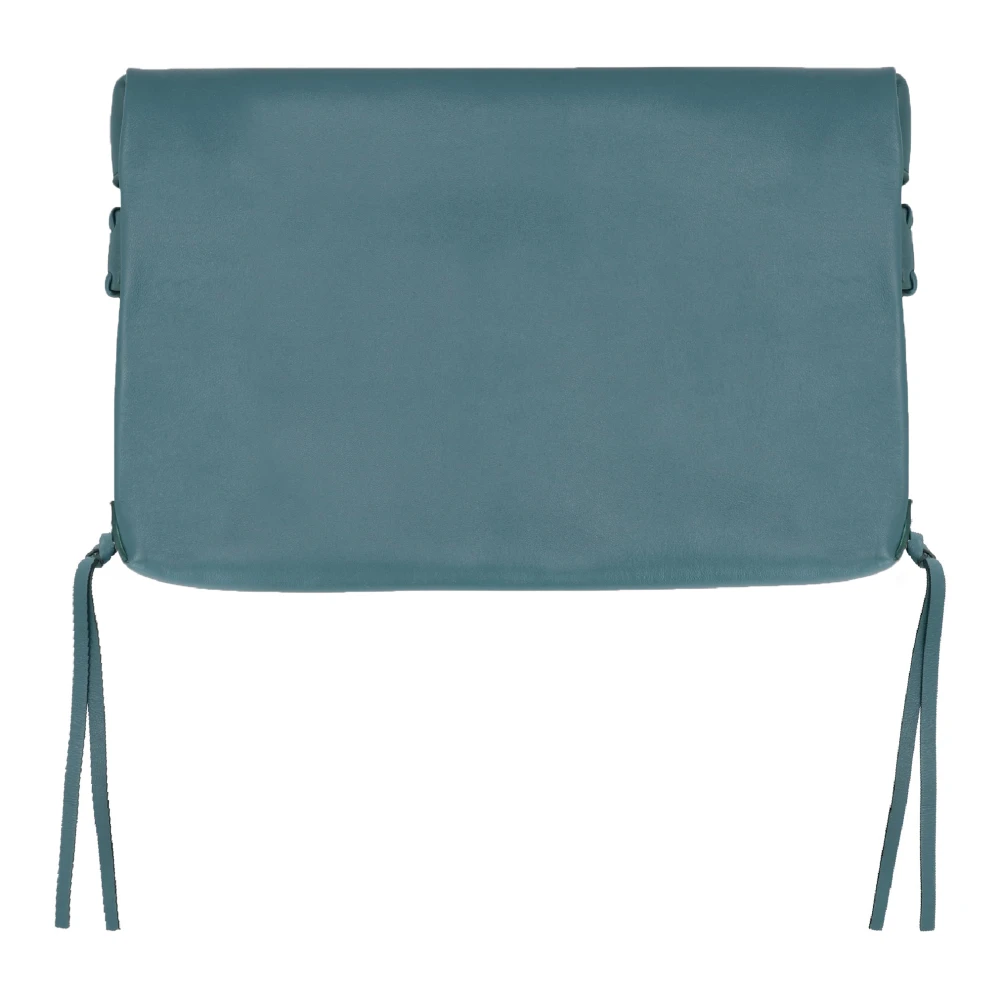 Chloé Leren Clutch Tas Green Dames