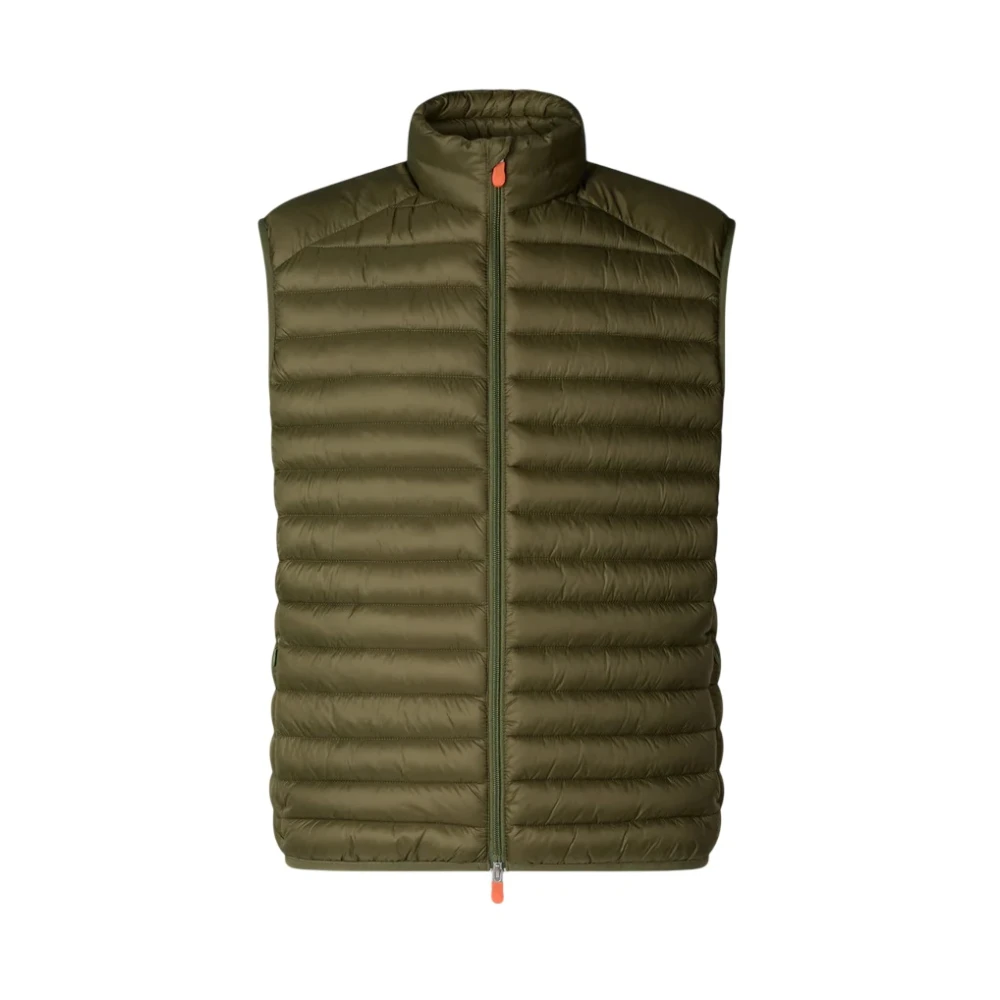 Save The Duck Men's Green Waistcoats, M, Jacket Adam Vest Lightweight Stylish
