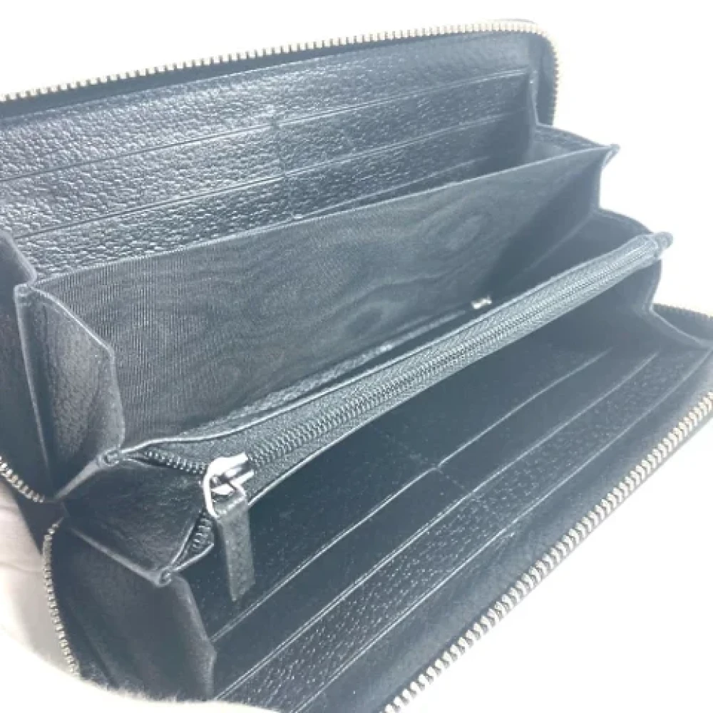 Gucci Vintage Pre-owned Canvas wallets Black Dames