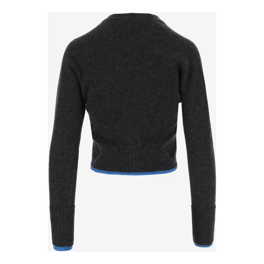 pinko Wol Kasjmier V-Hals Cardigan Grijs Gray Dames
