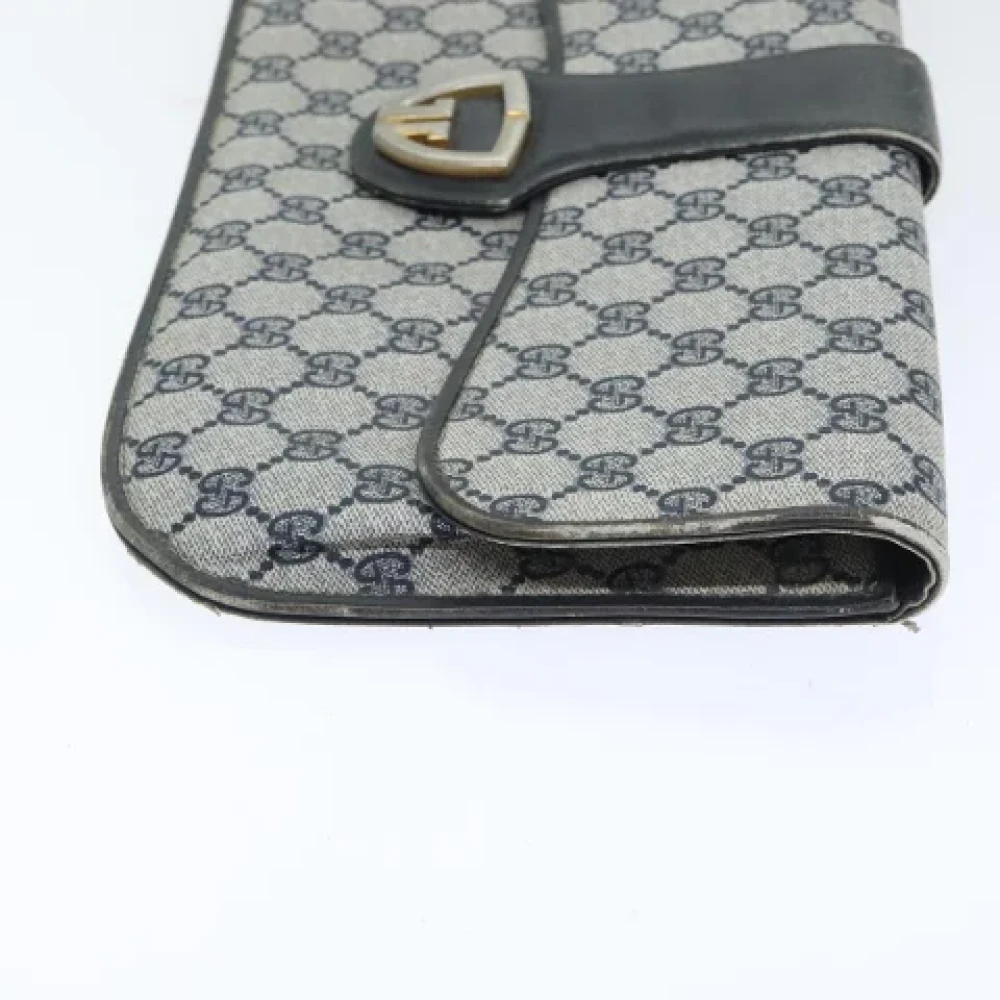 Gucci Vintage Pre-owned Leather clutches Blue Dames