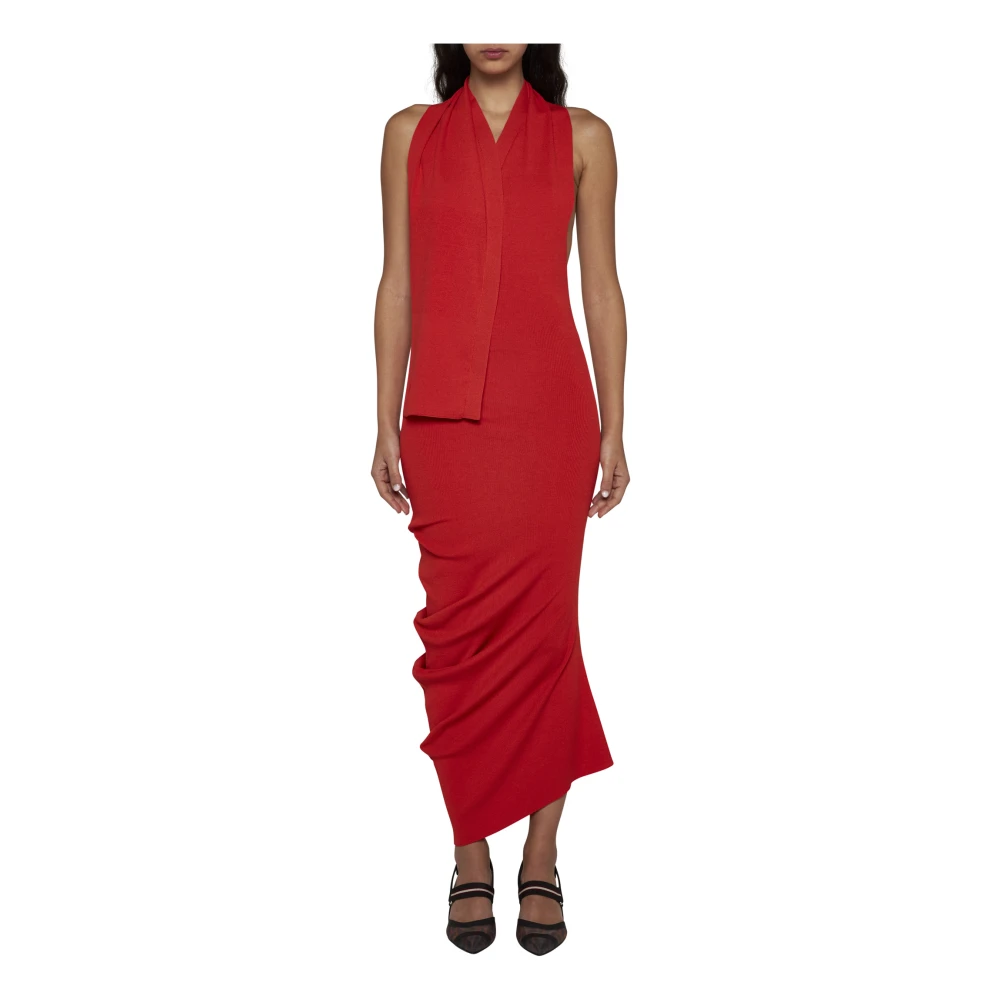 Fendi Oranje Zomerjurken Orange Dames