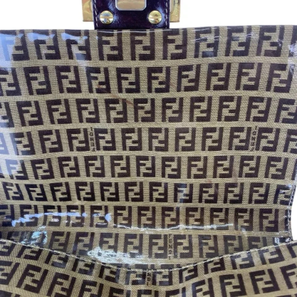Fendi Vintage Pre-owned Canvas fendi-bags Brown Dames