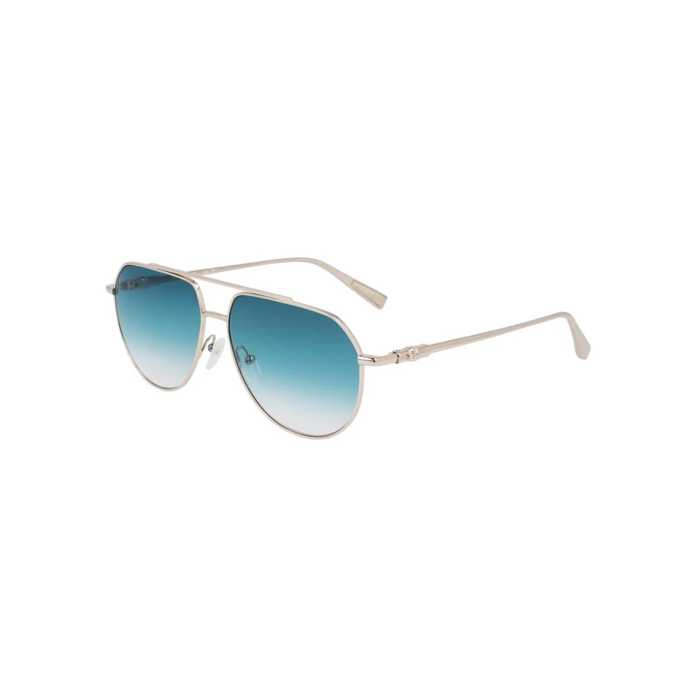 Longchamp Women's Yellow Metal Frame Sunglasses