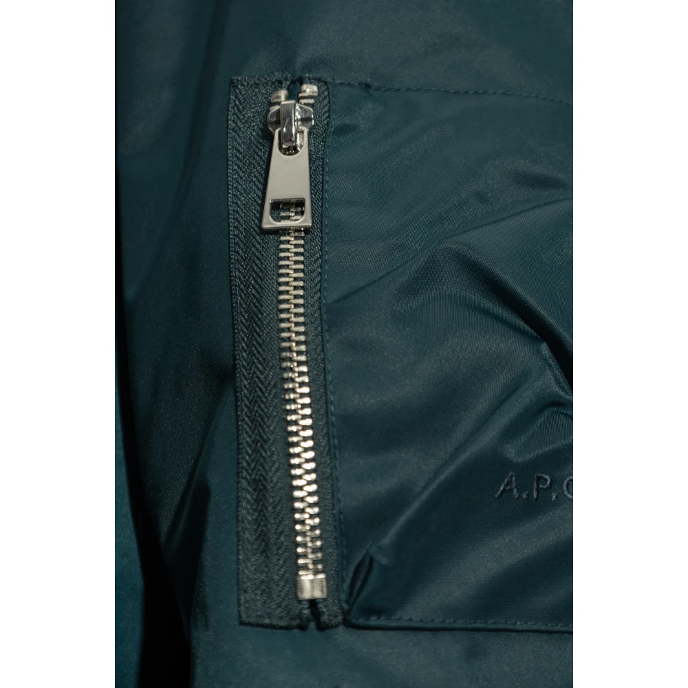 A.p.c. Bomberjack Green Heren