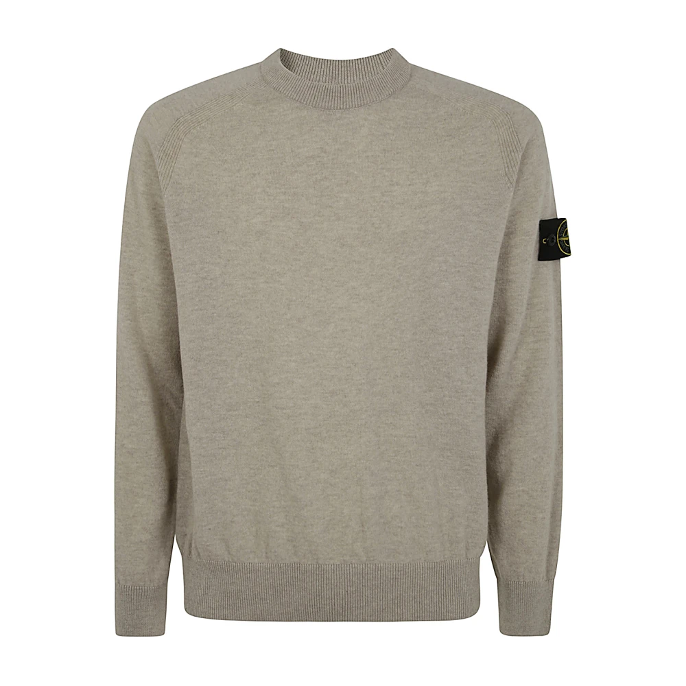 Stone Island Stucco Rund Hals Tröja Gray, Herr