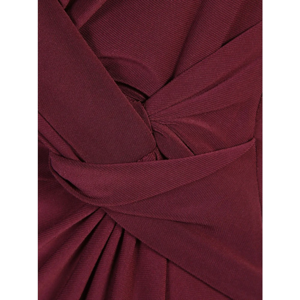 Ralph Lauren Dameskleding Jurk Rood Aw24 Red Dames