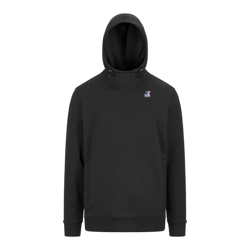 K-way Stijlvolle Hoodie voor Mannen Black Heren