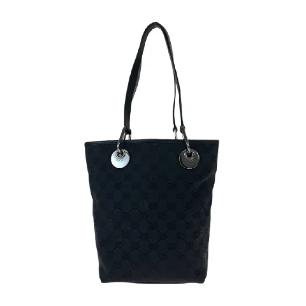 Gucci Vintage Pre-owned Canvas gucci-bags Black Dames