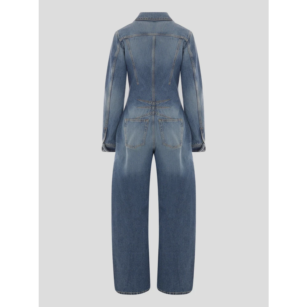 Alaïa Denim Ronde Jumpsuit Blue Dames