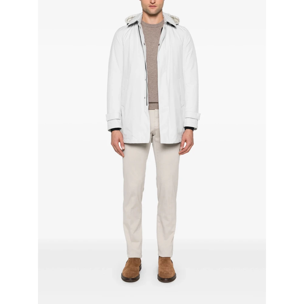 Woolrich Beige Sweater met Girocollo Neck Beige Heren