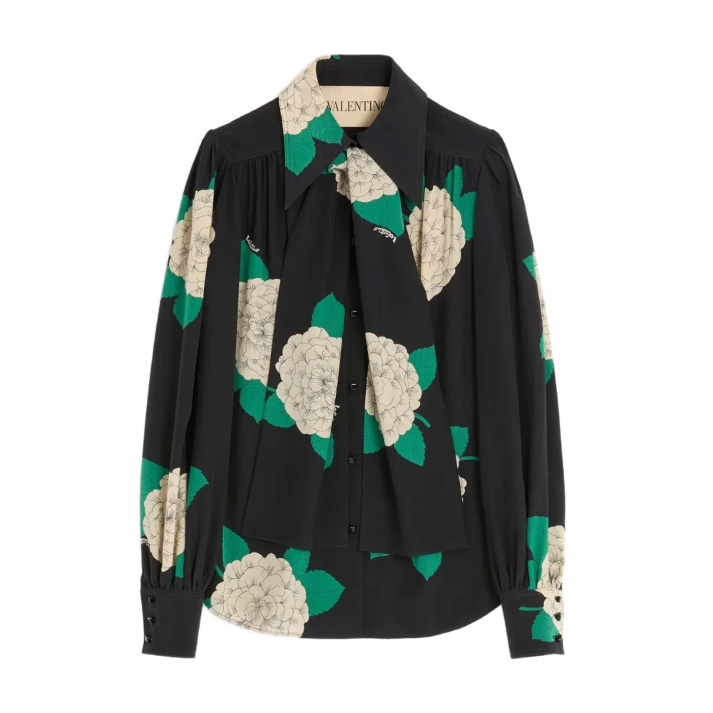 Valentino Garavani Women's Black Shirt - Shirts - Xs - Blouses & Shirts