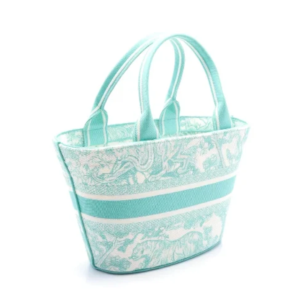 Dior Vintage Pre-owned Canvas totes Green Dames