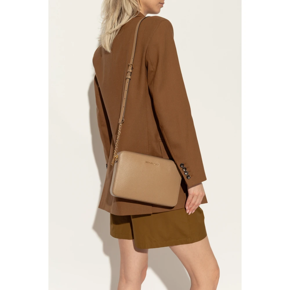 Michael Kors Schoudertas Jet Set Brown Dames