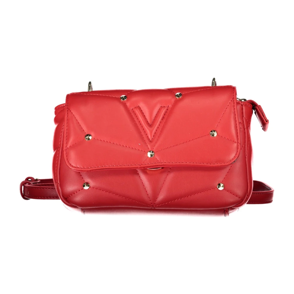 Valentino by Mario Valentino Rode Crossbody Tas met Verstelbare Band Red Dames