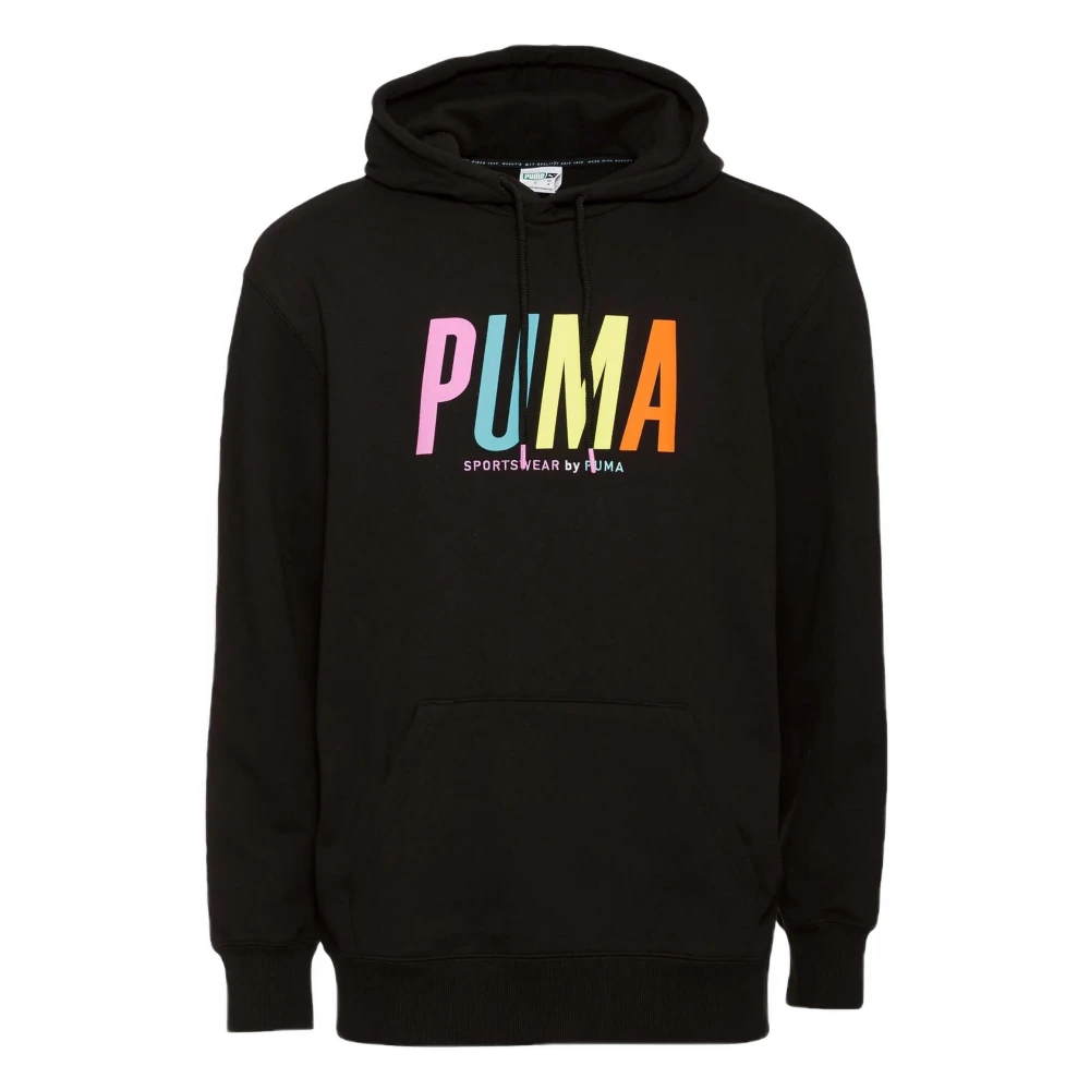 Puma Grafische hoodie Black Heren
