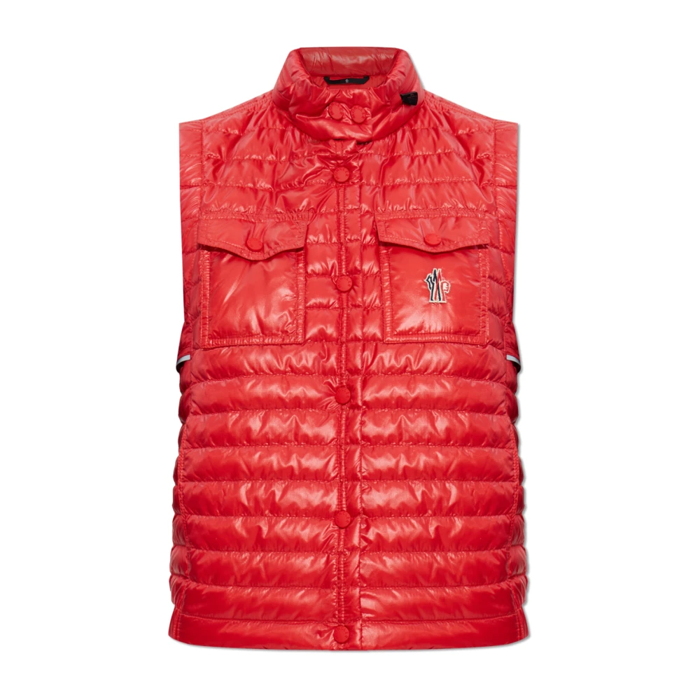 Moncler Women's Red Waistcoats, Xs, Grenoble Day-Namic Vest