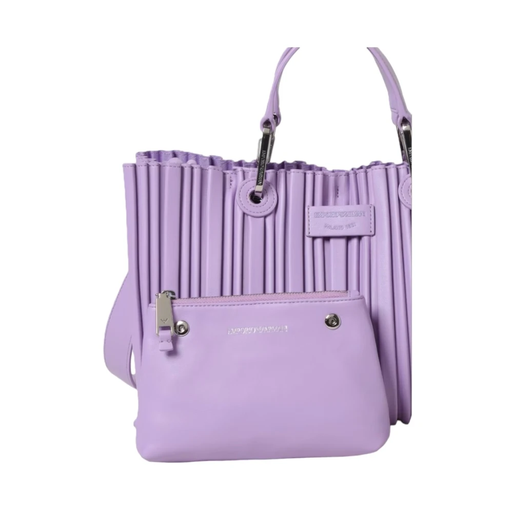 Emporio Armani Tote Bags Purple Dames